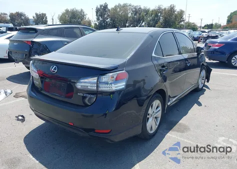 2010 Lexus Hs 250H from USA, damaged, VIN JTHBB1BA0A2020736
